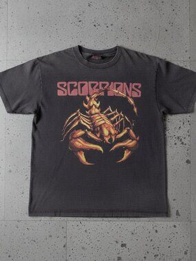Scorpions Vintage Graphic T-Shirt Retro Rock Band Scorpion Artwork Heavy Metal